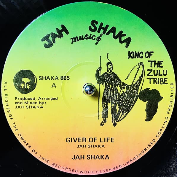 1987 JAH SHAKA GIVER OF LIFE