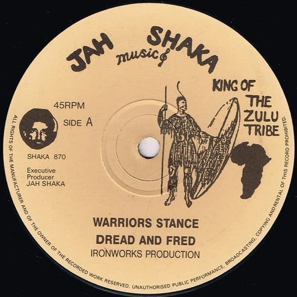 1989 DREAD AND FRED WARRIOR STANCE